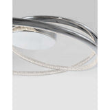 Plasencia LED ceiling light chrome