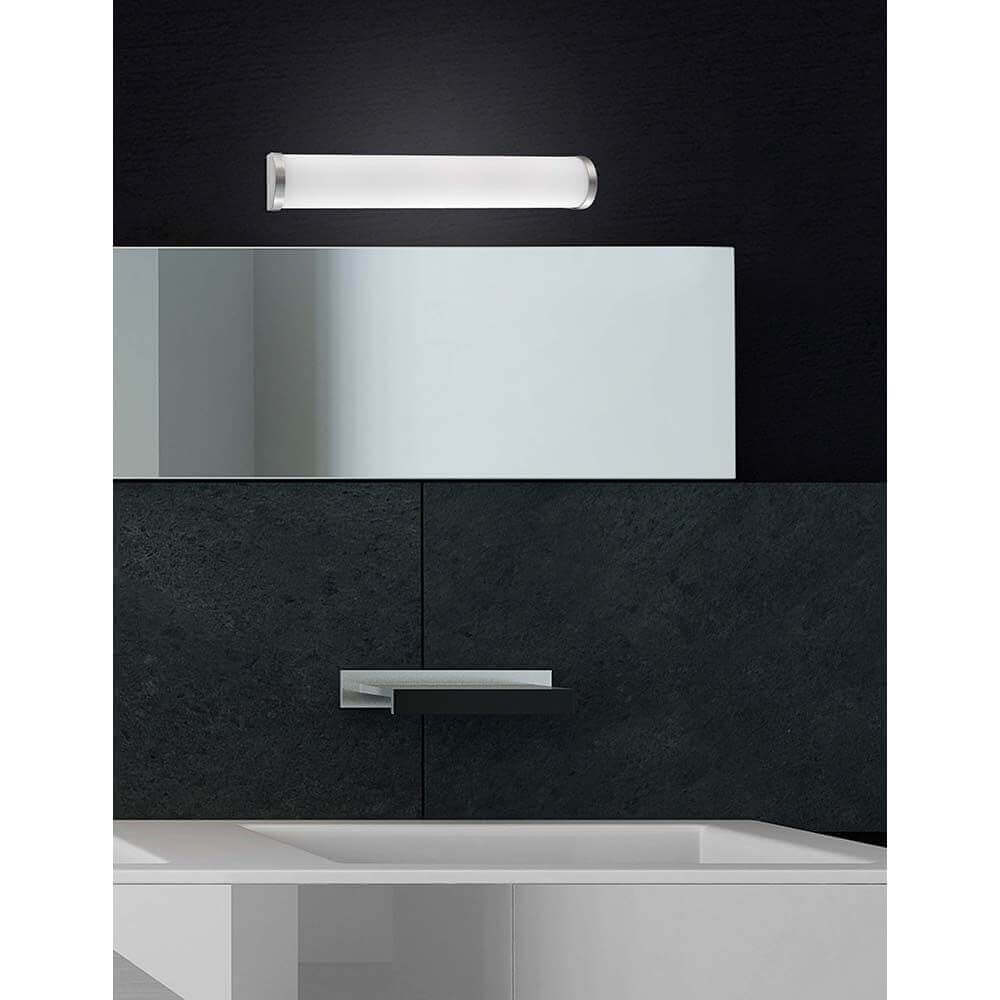 Polo Glas Bad-Wandlampe 3-flammig Weiß