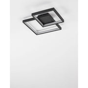 Moderne Porto LED Deckenlampe in quadratischem Design, ideal für jeden Raum.