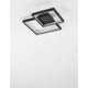 Moderne Porto LED Deckenlampe in quadratischem Design, ideal für jeden Raum.