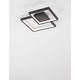 Moderne Porto LED Deckenlampe in quadratischer Form, ideal für jeden Raum.