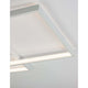 Porto LED Deckenlampe 45cm Weiß - modernes Design mit integrierter LED-Beleuchtung.