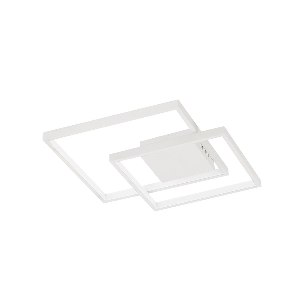 Porto LED ceiling light metal white