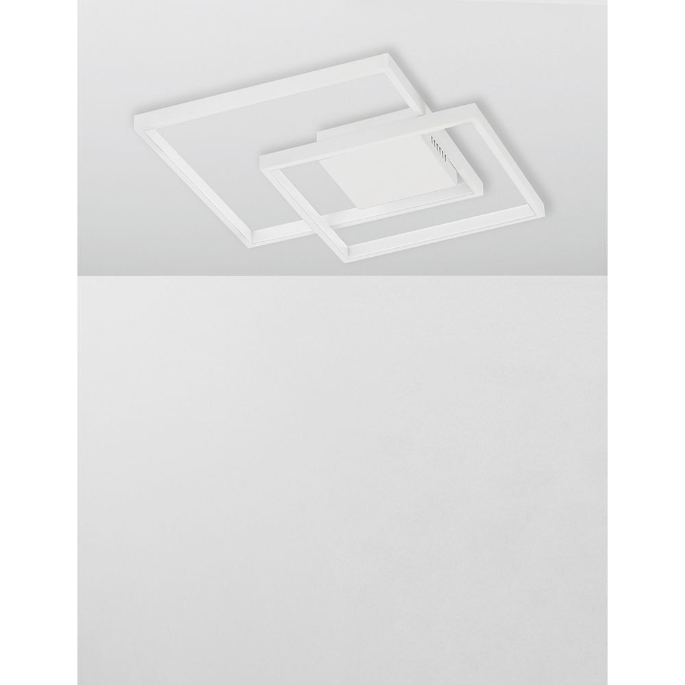 Bianco di metallo leggero a soffitto a LED PORTO