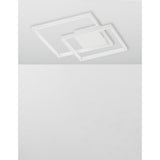 Porto LED ceiling light metal white