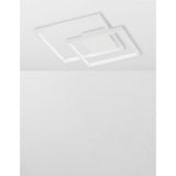 Porto LED ceiling light metal white