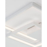 Porto LED ceiling light metal white