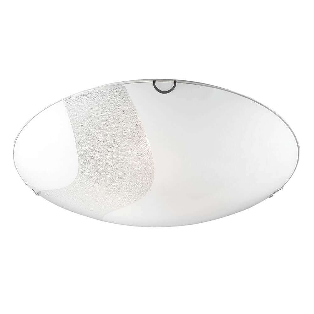 NOVA LUCE QUALLE VERRE PLADIER LIGNE 3-FLAME CRISTAL