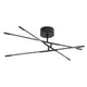 Raccio LED Deckenlampe Drehbar, Metall mit modernem Design und warmweißem Licht.