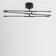 Raccio LED Deckenlampe Drehbar, Metall, modern und elegant in schwarzem Design.