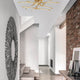 Raccio LED Deckenleuchte Metall im modernen Flur mit elegantem Design und warmweißem Licht.