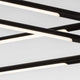Raccio LED Deckenleuchte Metall in modernem Design mit eleganten, beweglichen Armen und integrierten LED-Streifen.