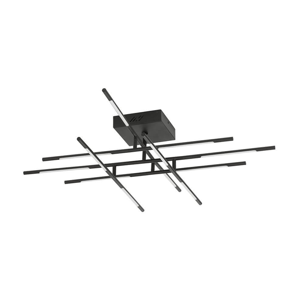 Raccio LED Deckenleuchte Metall in modernem Design mit eleganten, beweglichen Armen.