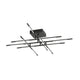 Raccio LED Deckenleuchte Metall in modernem Design mit eleganten, beweglichen Armen.