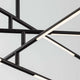 Raccio LED Hängelampe Ø 81cm Metall – detaillierte Ansicht der modernen Pendelleuchte mit eleganten Metallstäben.