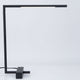 Raccio LED-Schreibtischlampe drehbar Schwarz mit modernem Design und fest verbautem Leuchtmittel.