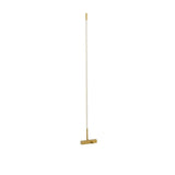 Raccio LED Stehlampe 140cm in Gold, modernes Design mit elegantem Metall- und Acrylarm, integriertes warmweißes Licht.
