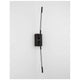 Raccio LED Wandlampe Metall Verstellbar an einer Wand, modernes Design für Esszimmer und Wohnzimmer.