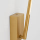 Raccio LED Wandleuchte Metall, Acryl in elegantem Goldfinish, modernes Design für jeden Raum.