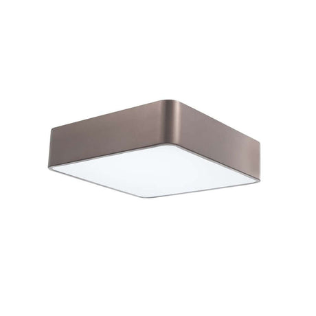 Ragu Deckenlampe Metall Quadratisch mit Bronze-Finish und Acrylschirm, moderne Deckenleuchte für Flur und Wohnzimmer