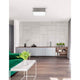 Ragu Deckenlampe Metall Quadratisch