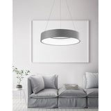 Rando LED hanging lamp gray Ø 60cm