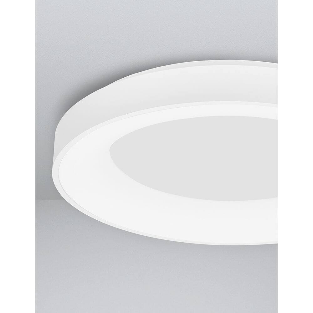 Rando LED Smart Deckenlampe Ø 60cm mit modernem, minimalistischen Design und starker Lichtstreuung.