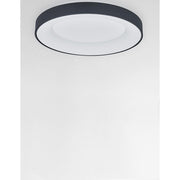 Rando LED Plafonnier intelligent Ø 60 cm - luminaire de plafond moderne au design minimaliste en aluminium et acrylique.