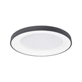 Rando LED ohut kattovalaisin musta Ø 60cm