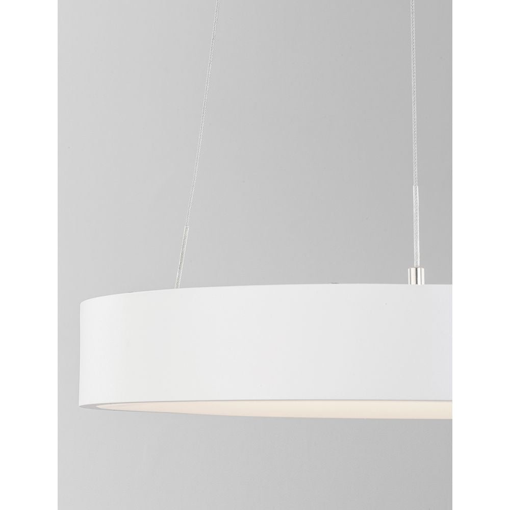 Rando LED Thin Hängelampe in modernem, minimalistischen Design, ideal für Wohnzimmer oder Esstisch.