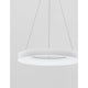 Rando LED Thin Hängelampe Ø 60cm Acryl schwebend, minimalistisches Design mit satinierter Acrylscheibe.