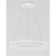 Rando LED Thin Hängelampe Ø 60cm Acryl mit schlankem, minimalistischen Design in Weiß.