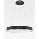 Rando LED Thin Hängeleuchte Acryl in modernem, minimalistischem Design mit schwarzem Rahmen.