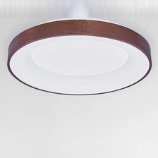 Rando Thin LED-Deckenlampe HighPower braun 60cm, moderne LED-Deckenleuchte mit schlankem Ring und warmweißem Licht