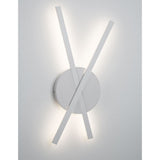 Reslin LED metal wall light