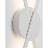 Reslin LED metal wall light