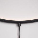 Luce murale a led anello per impiccare il nero