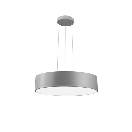 Roda LED Hængelampe, moderne loftslampe med minimalistisk design og varmt hvidt lys.
