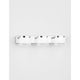 Sabia LED Bad Wandlampe 3-flammig Chrom, Klar mit modernem Design aus Aluminium und Acryl.