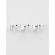 Sabia LED Bad Wandlampe 3-flammig Chrom, Klar mit modernem Design und LED-Beleuchtung.