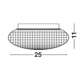 Lampka sufitowa w łazience