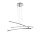 Seville LED Kristall Hängeleuchte Verstellbar in modernem Design mit chromfarbenem Finish.