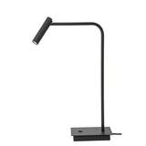 Sicily LED Table Lamp Metal Black