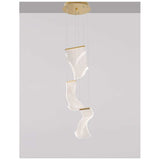 Sidero LED hanging lamp suspension acrylic