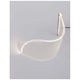 Siderno LED Acryl Tischlampe Klar mit elegantem Design und transparenten Elementen.