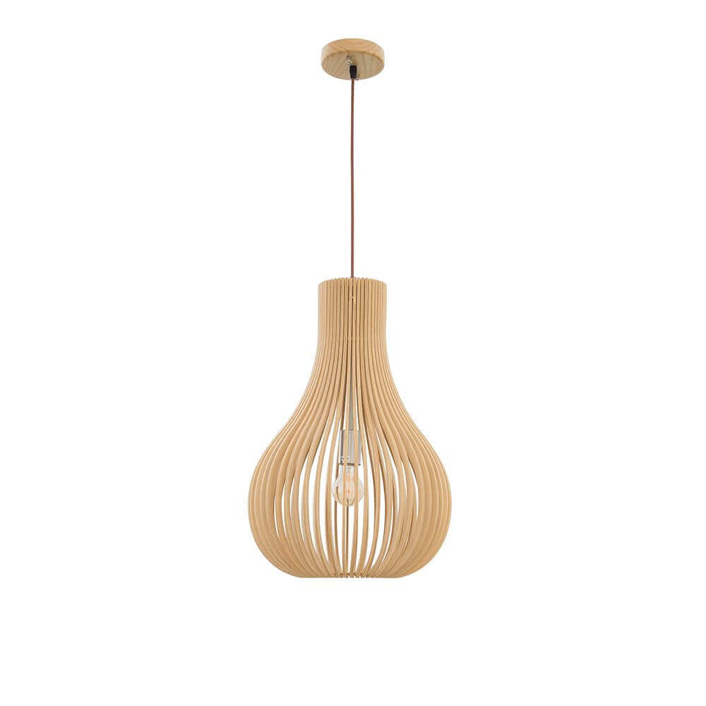 Soho hanging lamp natural wood Ø 38cm