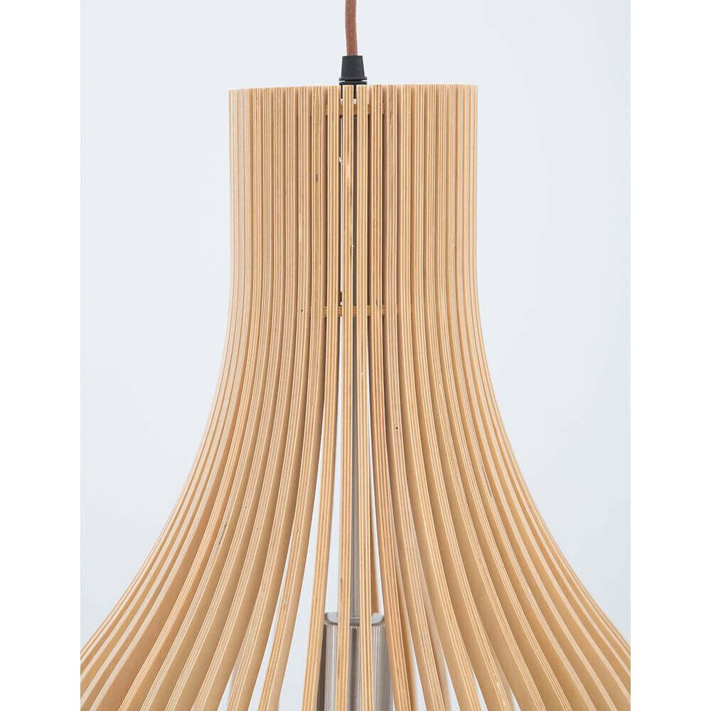 Soho hanging lamp natural wood Ø 38cm