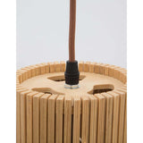 Soho hanging lamp natural wood Ø 38cm