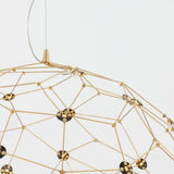 NOVA LUCE SOLE LED LED BALL LAMPAGGIO IN GIORE COLLED GOLD