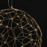 NOVA LUCE SOLE LED LED BALL LAMPAGGIO IN GIORE COLLED GOLD